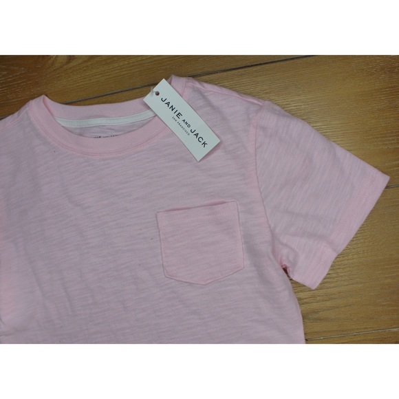 Janie & Jack NWT The Slub Tee Quartz Pink 8 - Picture 5 of 7